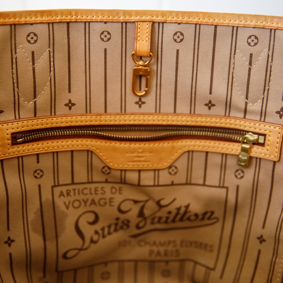 Louis Vuitton Neverfull MM Tote PURCHASED AT PARIS CHAMPS ÉLYSÉES FLAGSHIP - Picture 6 of 16